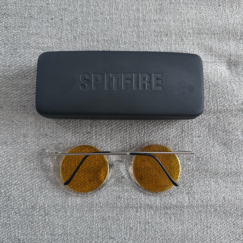Spitfire Orange and Clear Sunglasses - Picture 3 of 3
